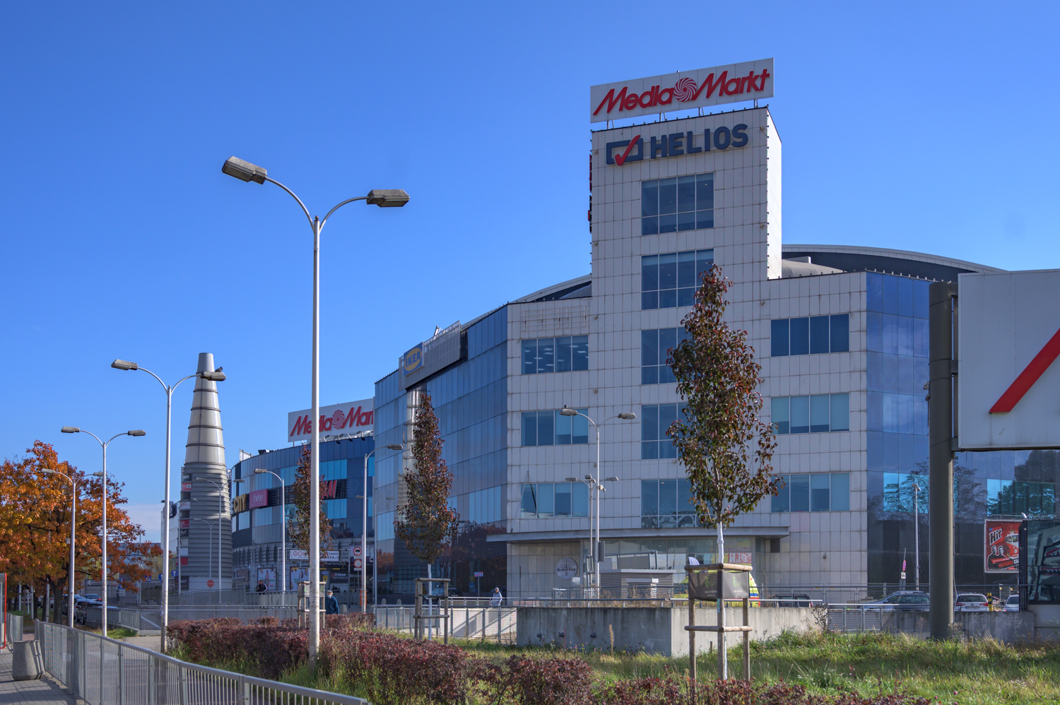 Zdjęcie architektury budynku Centrum handlowe Blue City